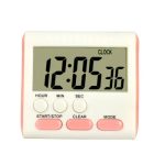 Kitchen Clock English 24-hour Electronic Timer Digital Reminder Alarm Clocks Cooking Countdown Timer LCD Multifunction Home