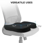 United Medicare Orthopedic Memory Foam Coccyx Seat Cushion for Tailbone Pain Relief - Image 2